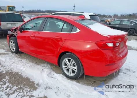 2017 Chevrolet Cruze Lt Auto из США, поврежденный, VIN 1G1BE5SM3H7238749